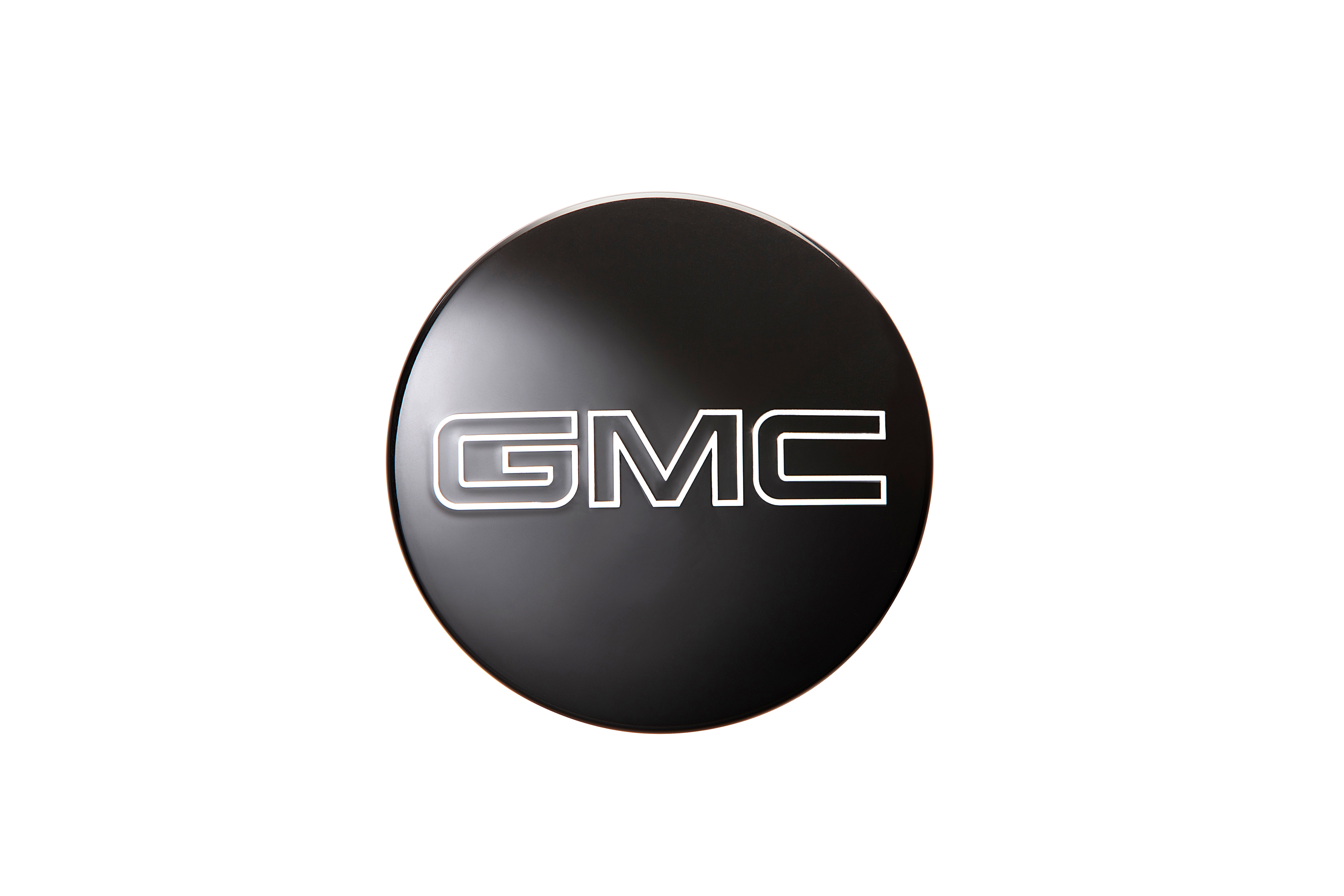 Center Cap in Black with Black GMC Logo