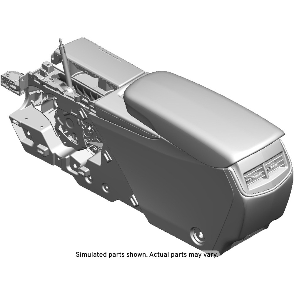 GM Genuine Parts Shale Front Floor Console