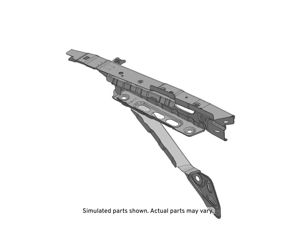 GM Genuine Parts Passenger Side Front Compartment Outer Side Rail