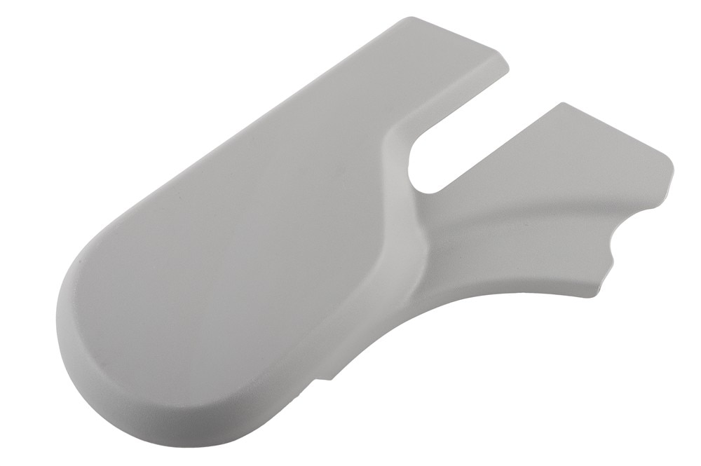 GM Genuine Parts Ash Gray Rear Passenger Side Seat Inner Hinge Finish Cover