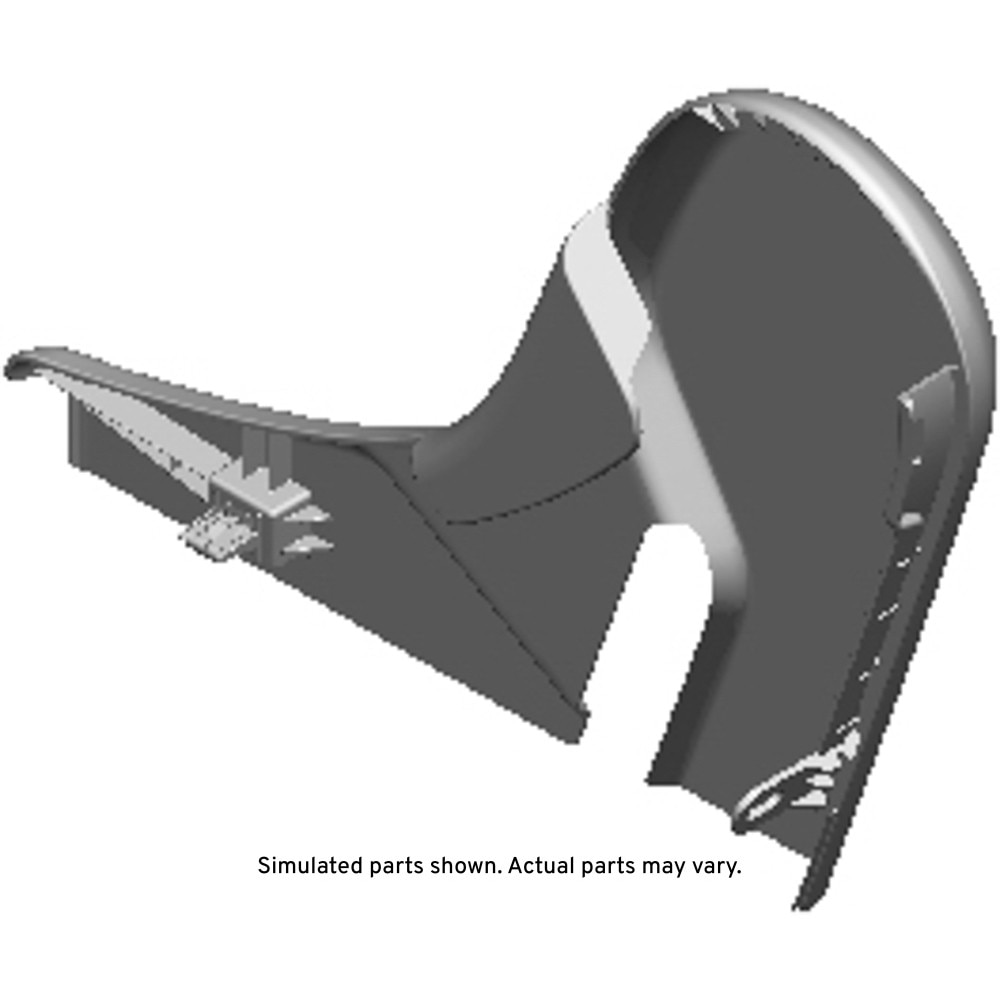 GM Genuine Parts Shale Rear Driver Side Seat Inner Hinge Finish Cover