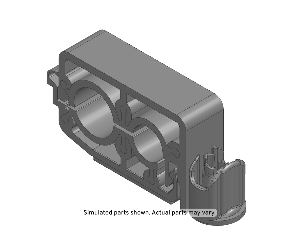 GM Genuine Parts Fuel Feed and Evaporative Emission and Return Pipe Clip