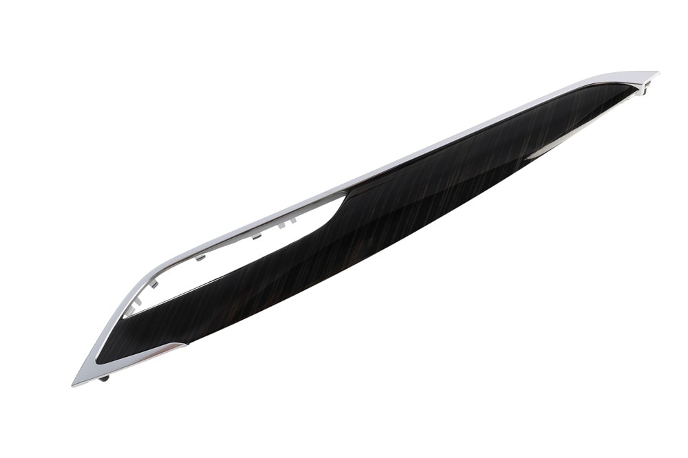 GM Genuine Parts Misty Matrix Wood Front Driver Side Door Trim Panel Applique