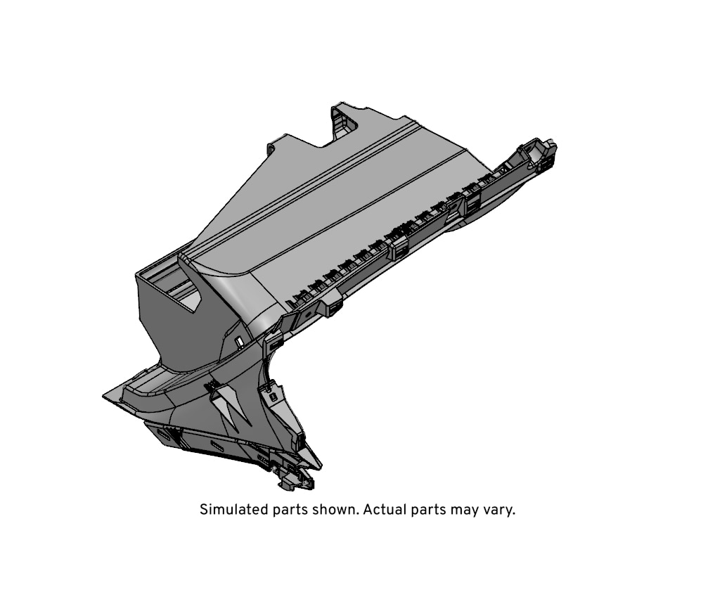 GM Genuine Parts Instrument Panel Compartment Door Opening Frame