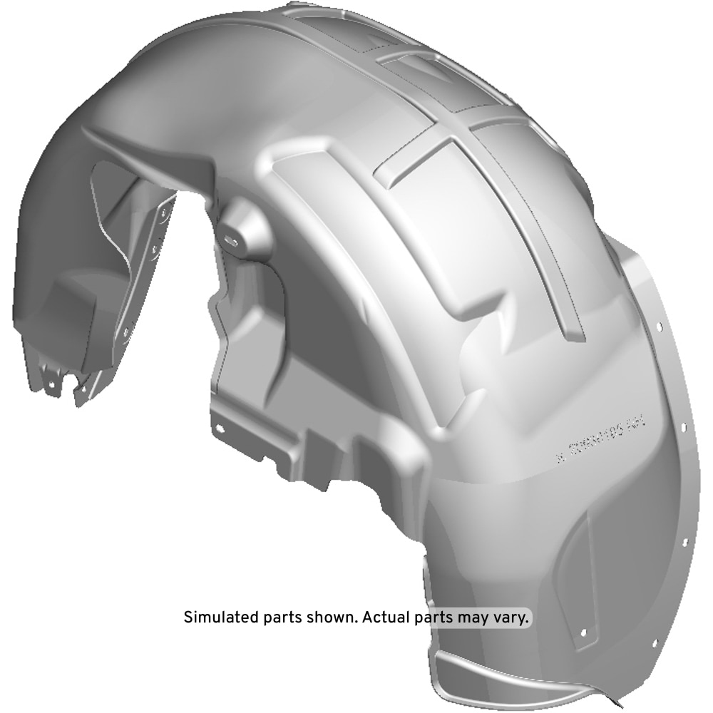 GM Genuine Parts Rear Passenger Side Wheelhouse Liner