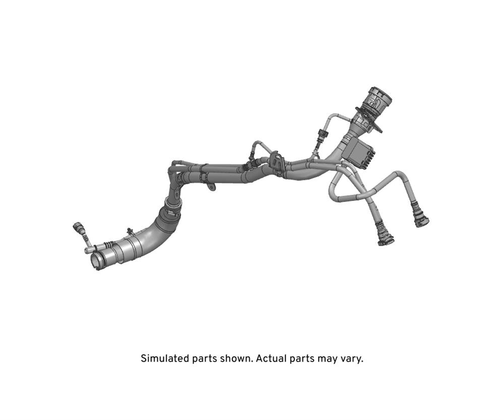 GM Genuine Parts Fuel Tank Filler Pipe with Fill Hose
