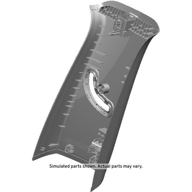 GM Genuine Parts Shale Driver Side Center Pillar Upper Trim Panel