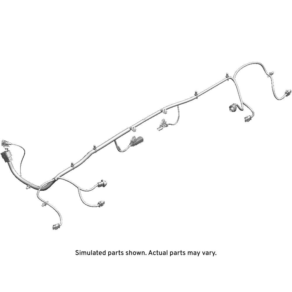 GM Genuine Parts Rear License Plate Lamp Wiring Harness