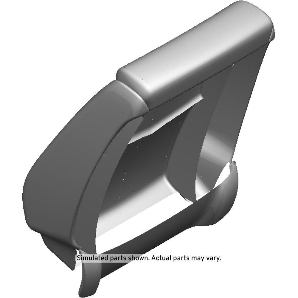 GM Genuine Parts Black Front Passenger Side Seat Back Cover