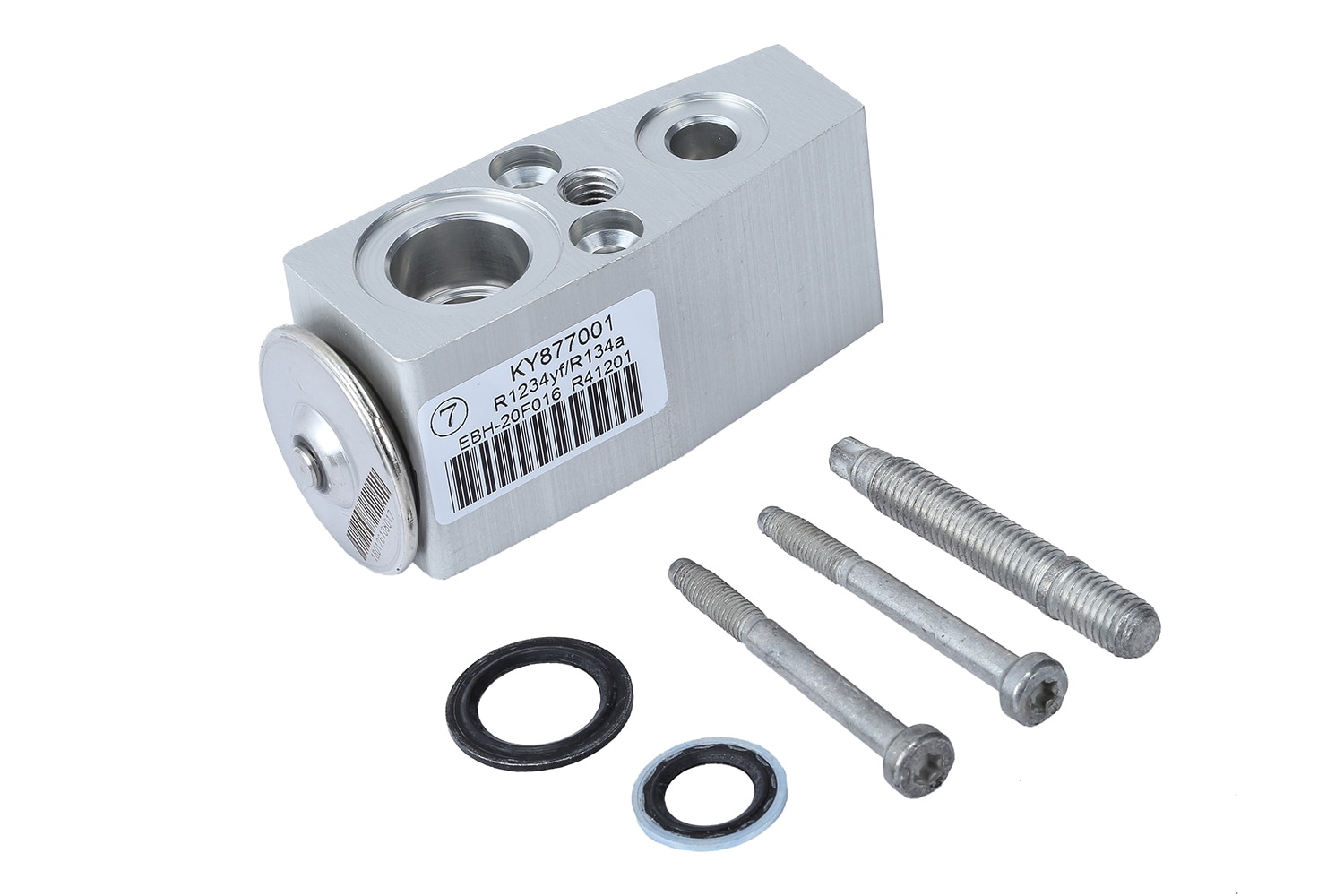 GM Genuine Parts Air Conditioning Thermal Expansion Valve Kit with Tube Seals, Valve, Stud, and Bolts