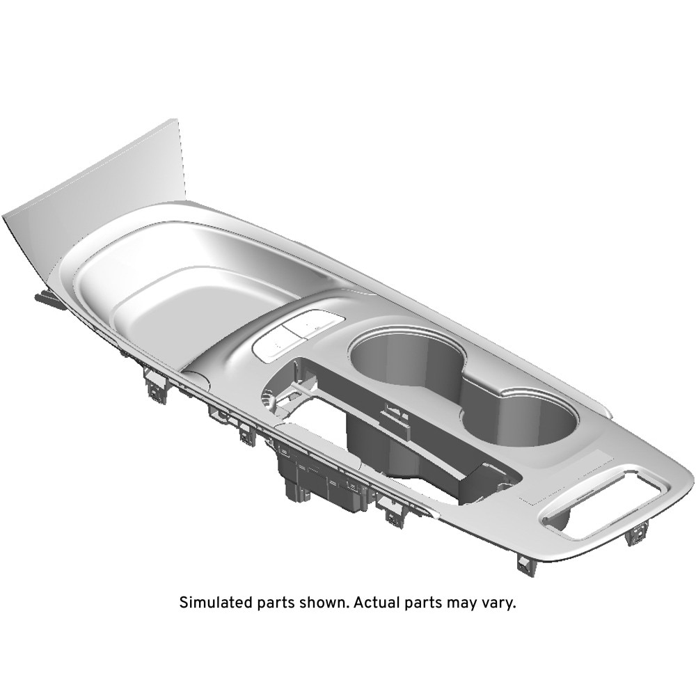 GM Genuine Parts Corsair Front Floor Console Trim Plate
