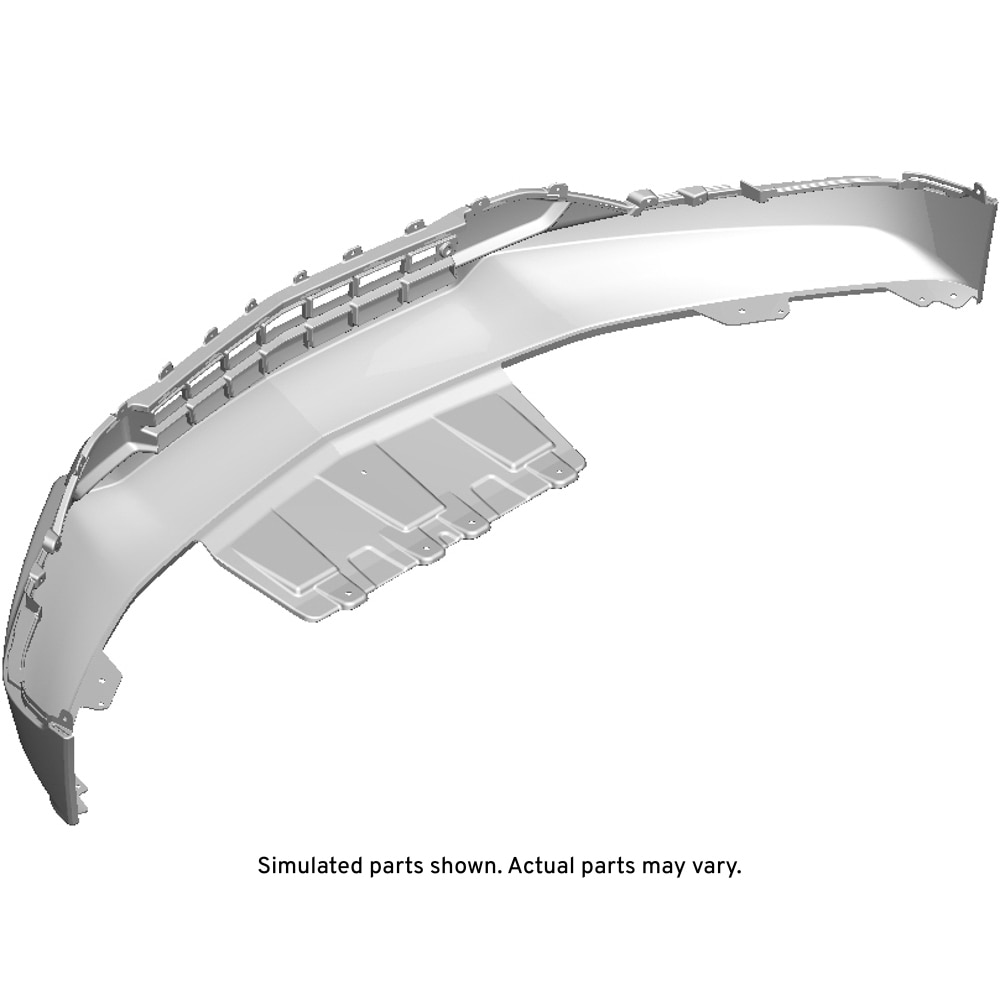 GM Genuine Parts Black Front Bumper Lower Fascia
