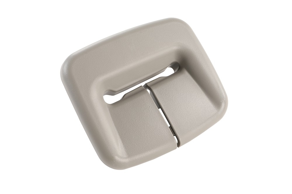 GM Genuine Parts Light Platinum Rear Seat Belt Opening Cover
