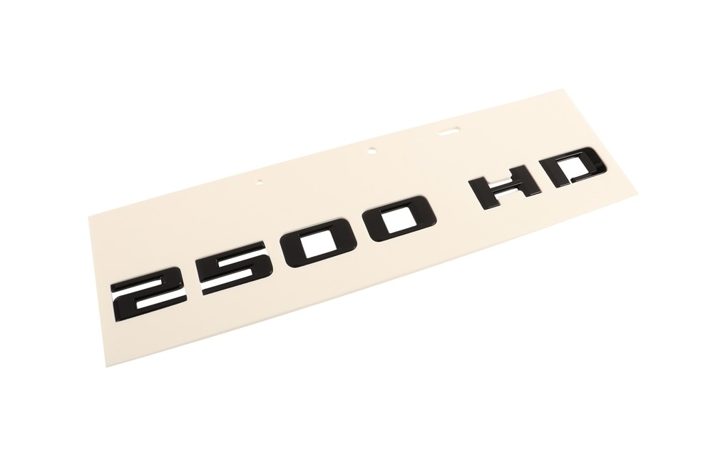GM Genuine Parts Black Front Side Door Weight Class Name Plate