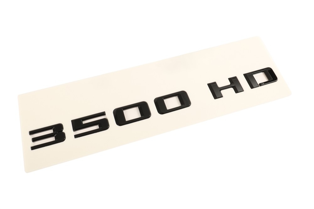 GM Genuine Parts Black Front Side Door Weight Class Name Plate