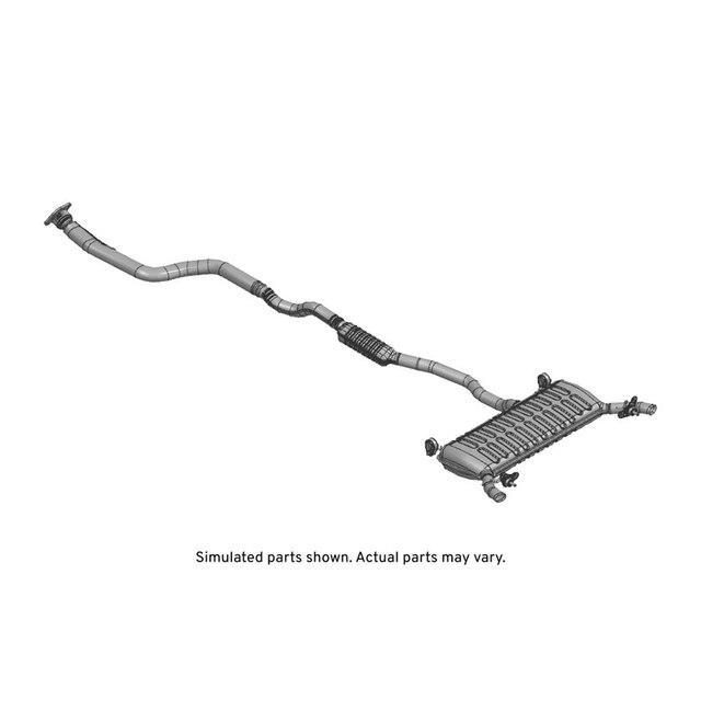 GM Genuine Parts Exhaust Muffler Assembly with Aftertreatment