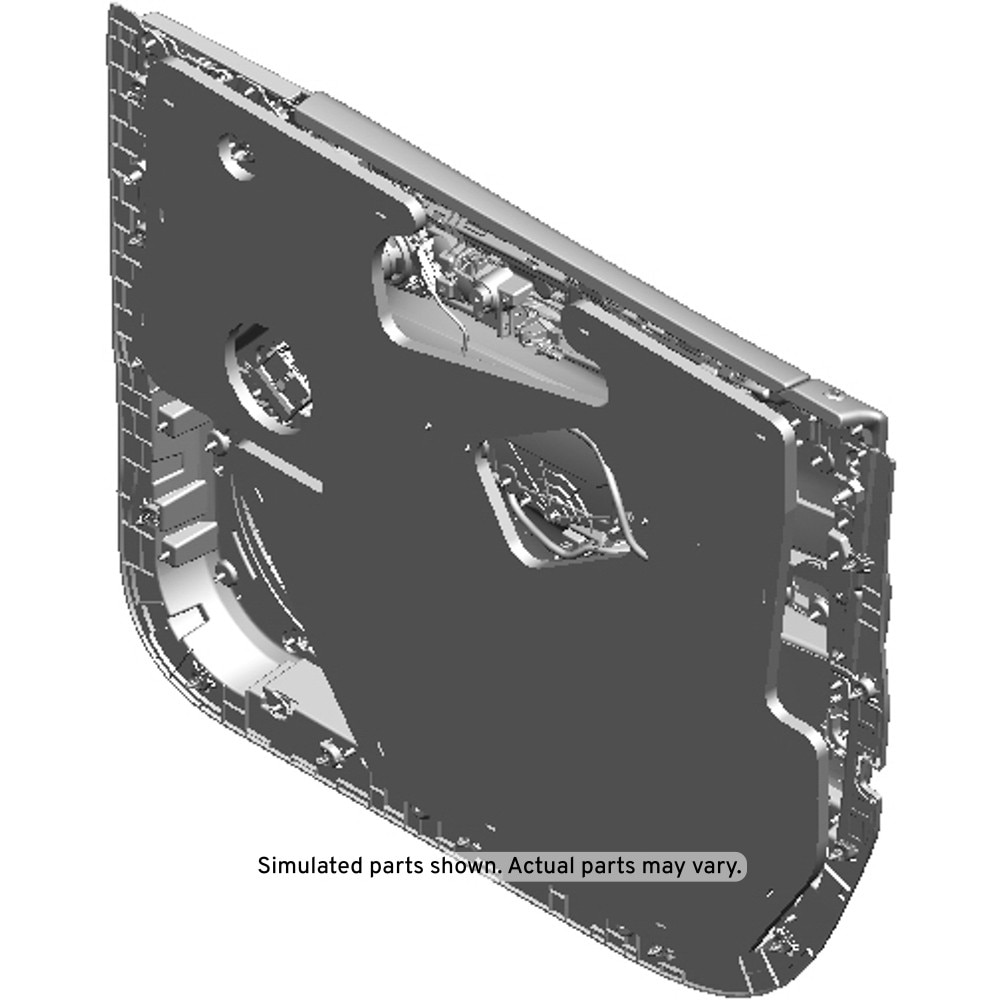 GM Genuine Parts Black Front Driver Side Door Trim