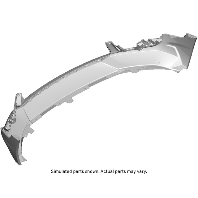 GM Genuine Parts Black Front Bumper Lower Fascia
