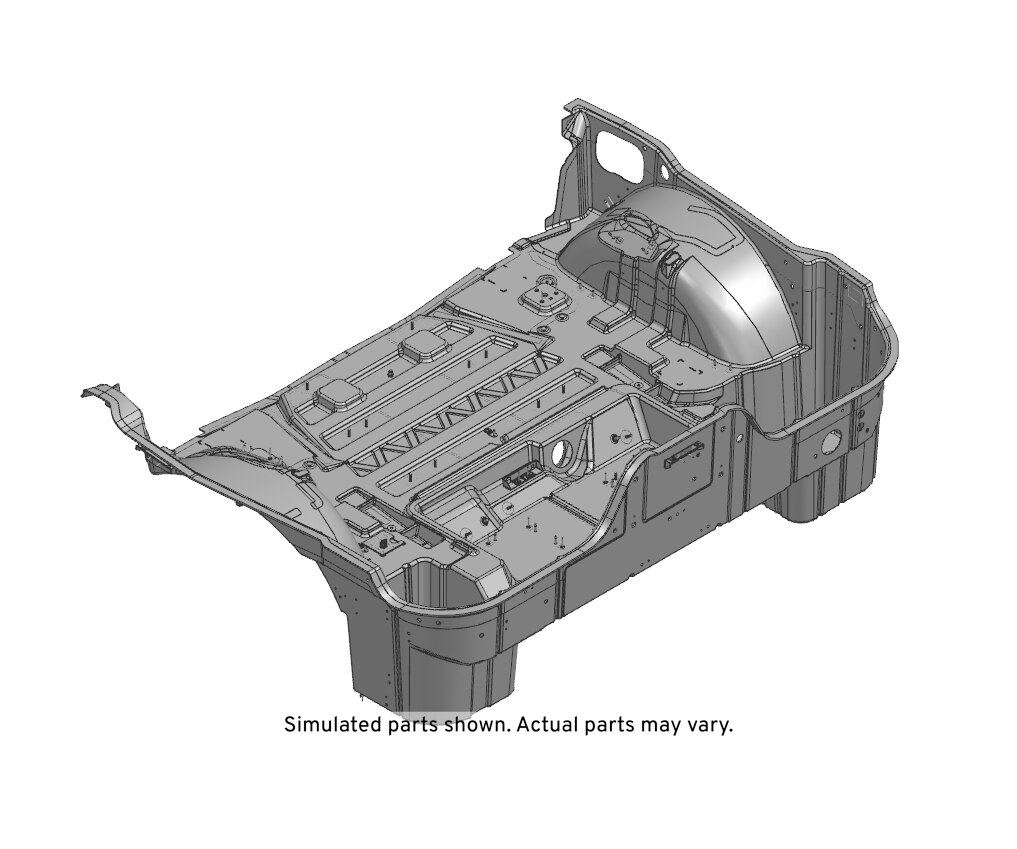 GM Genuine Parts Rear Floor Panel