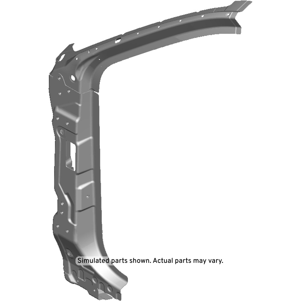 GM Genuine Parts Driver Side Body Hinge Pillar Outer Panel Reinforcement