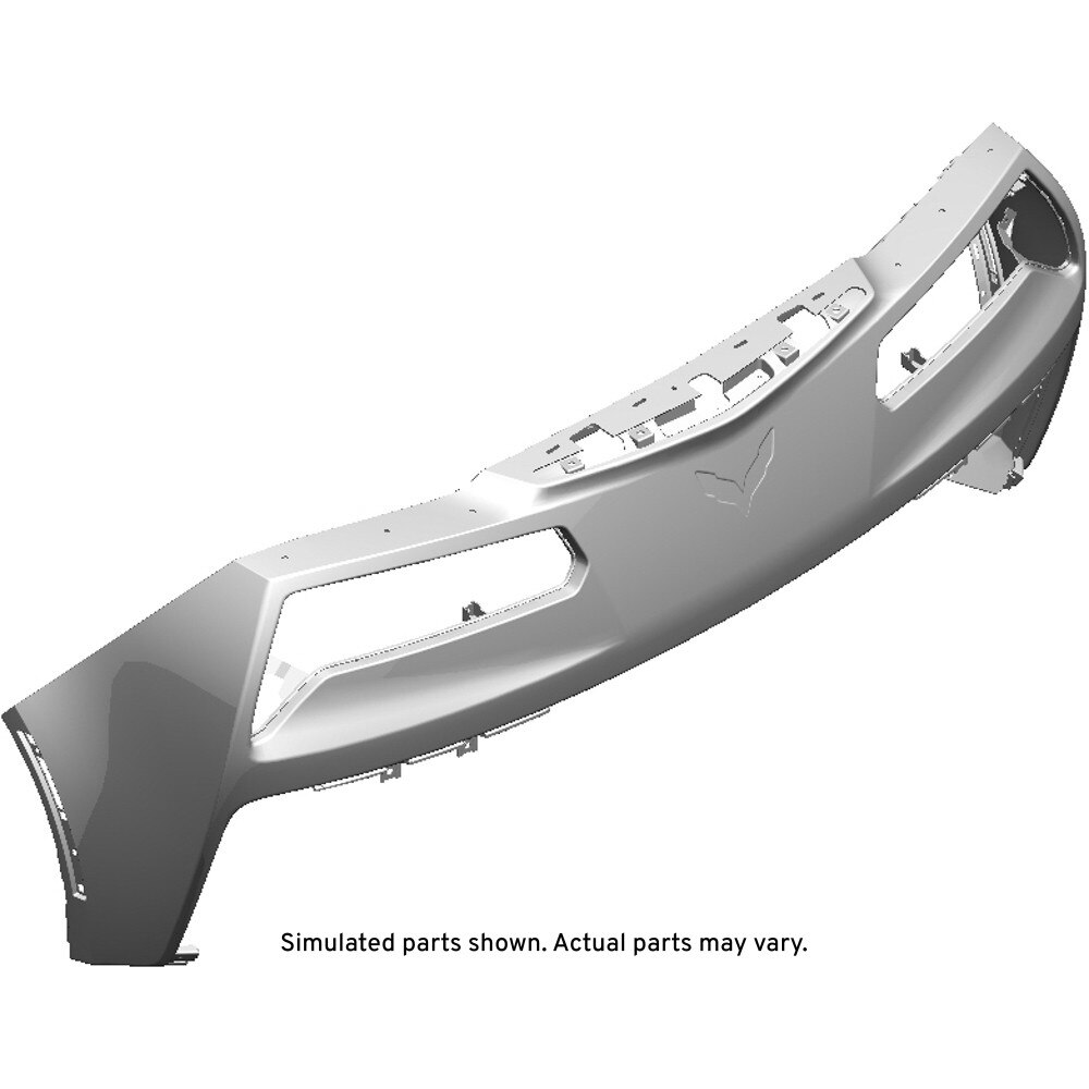 GM Genuine Parts Generic Gray Rear Bumper Upper Fascia