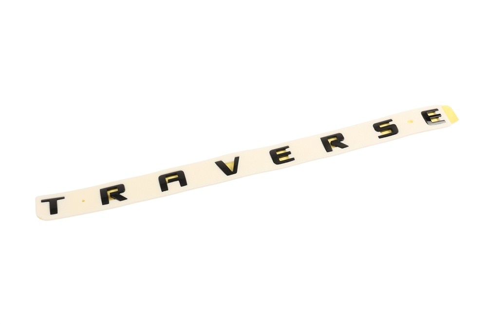 GM Genuine Parts Black Front Side Door Vehicle Name Plate