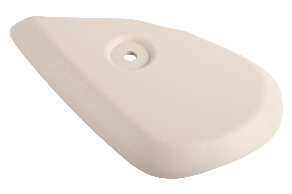GM Genuine Parts Beige Rear Passenger Side Seat Outer Hinge Finish Cover