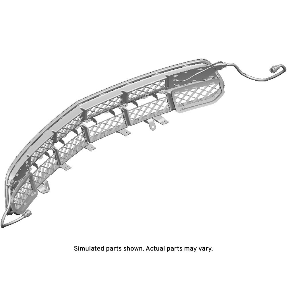 GM Genuine Parts Carbon Flash Metallic Front Lower Grille