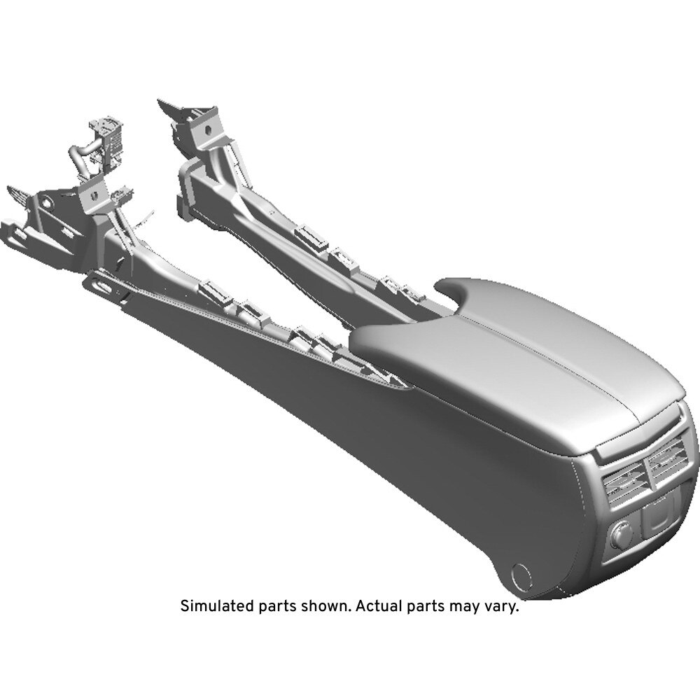 GM Genuine Parts Jet Black Front Floor Console