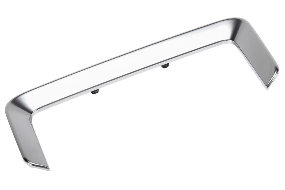 GM Genuine Parts Glavano Silver Front Floor Console Rear Trim Plate