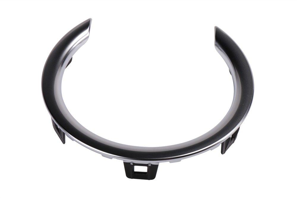 GM Genuine Parts Galvano Silver Front Floor Console Compartment Bezel