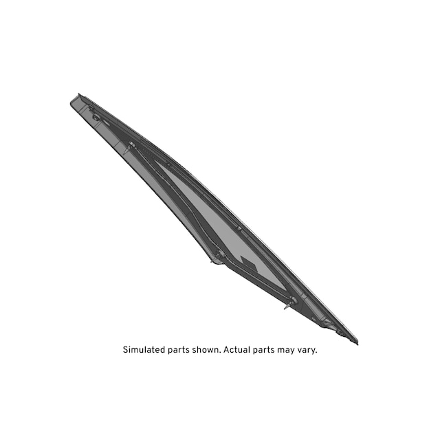 GM Genuine Parts Black Passenger Side Quarter Window