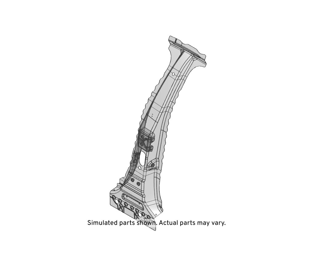 GM Genuine Parts Driver Side Center Pillar Outer Panel Reinforcement
