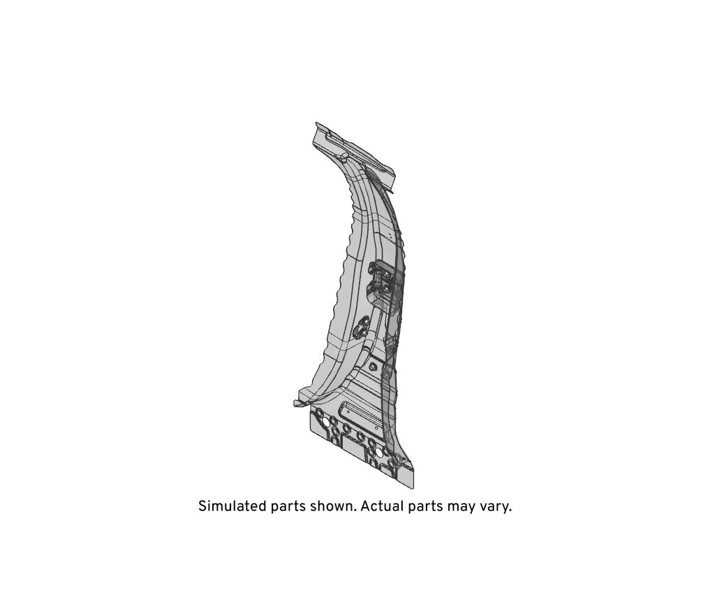 GM Genuine Parts Passenger Side Center Pillar Outer Panel Reinforcement