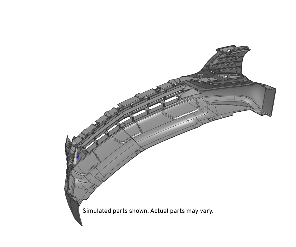 GM Genuine Parts Front Bumper Lower Fascia