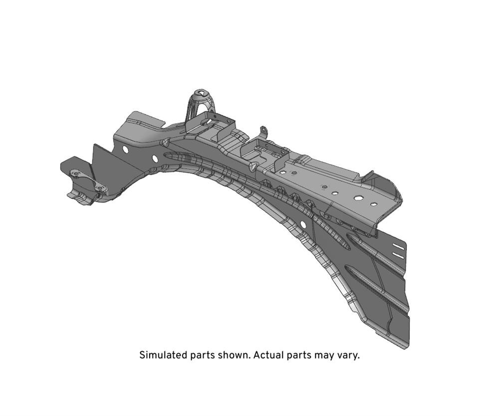 GM Genuine Parts Driver Side Front Compartment Upper Side Rail