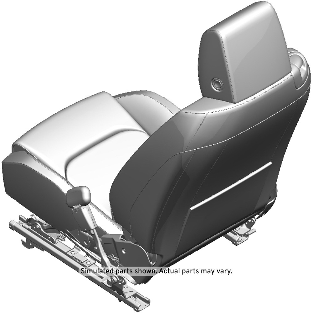 GM Genuine Parts Jet Black Driver Side Seat