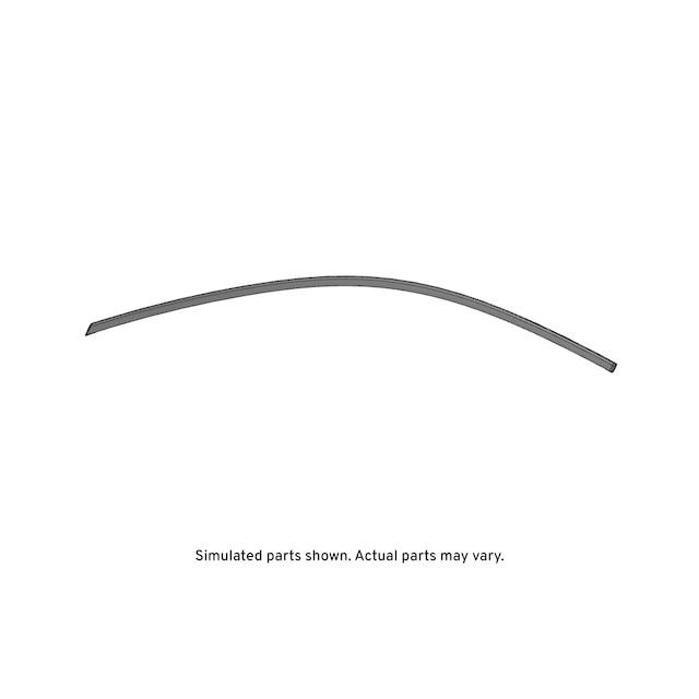 GM Genuine Parts Black Front Driver Side Door Window Upper Reveal Molding