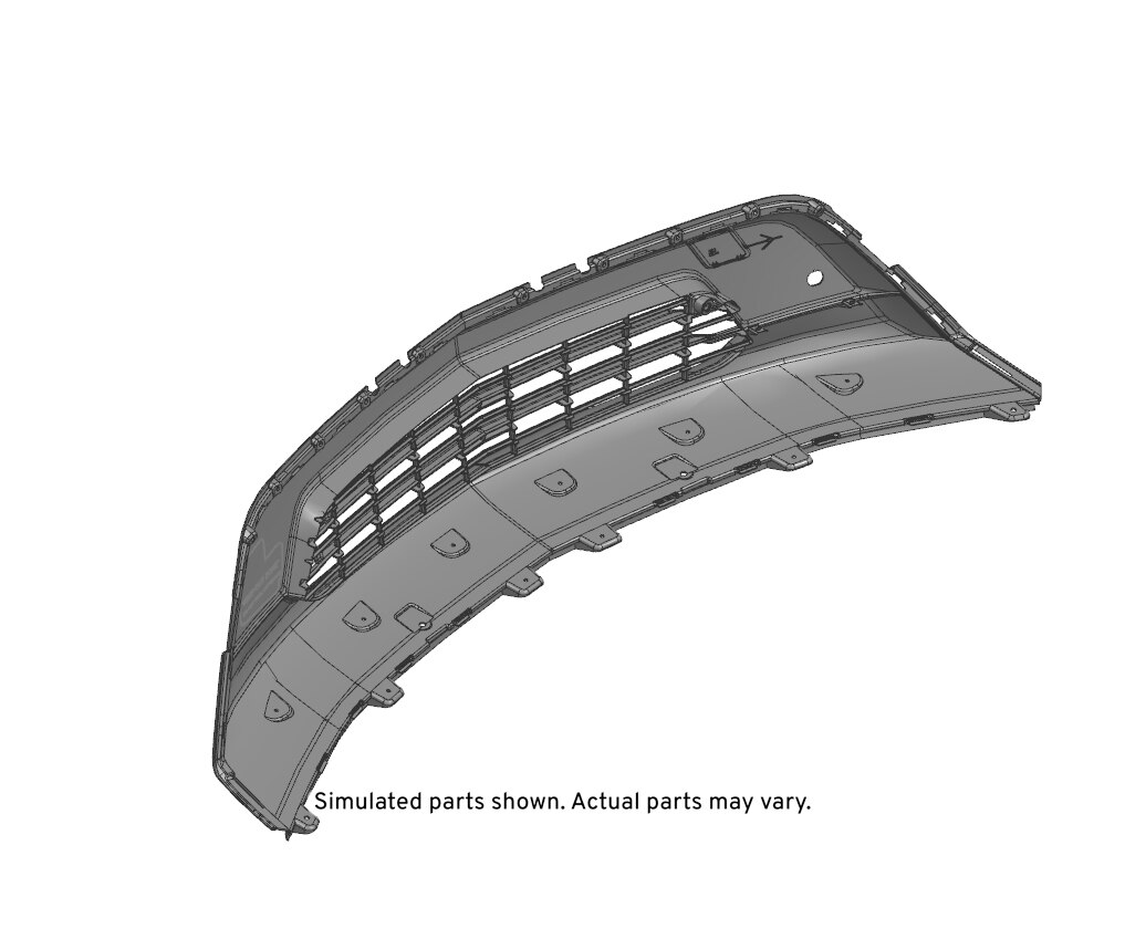GM Genuine Parts Front Lower Grille