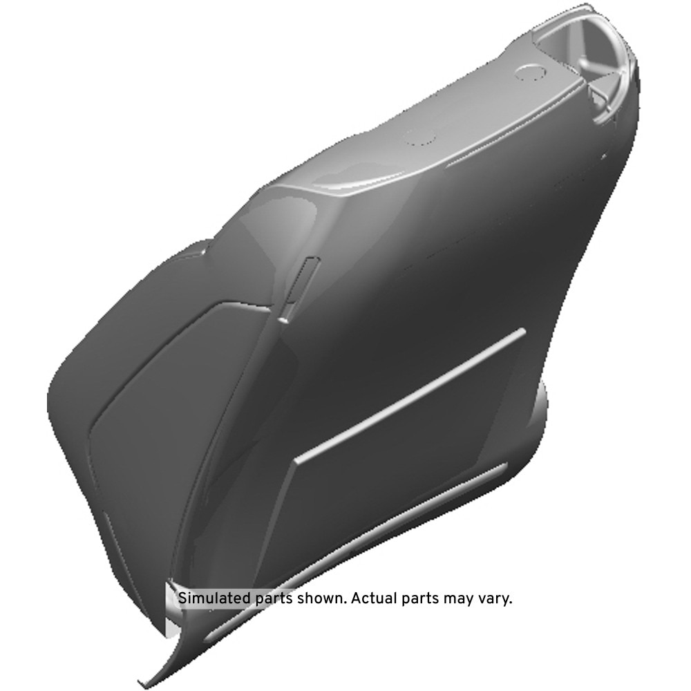 GM Genuine Parts Black Front Passenger Side Seat Back Cushion