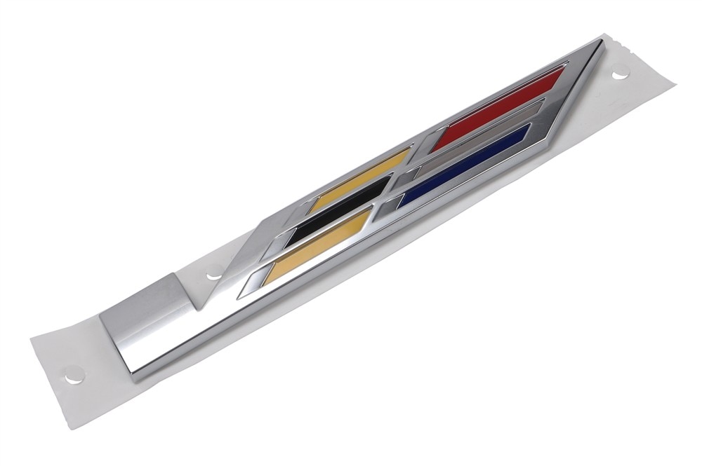 GM Genuine Parts Galvano Silver Rear Compartment Lid Marketing Name Plate