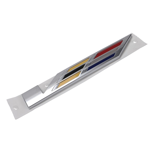GM Genuine Parts Galvano Silver Rear Compartment Lid Marketing Name Plate