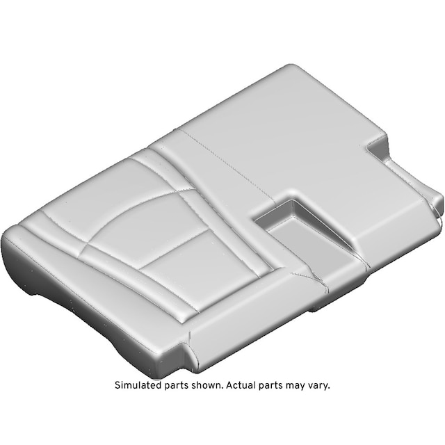 GM Genuine Parts Dark Galvanized Cool 3rd Row Driver Side Seat Cushion Cover