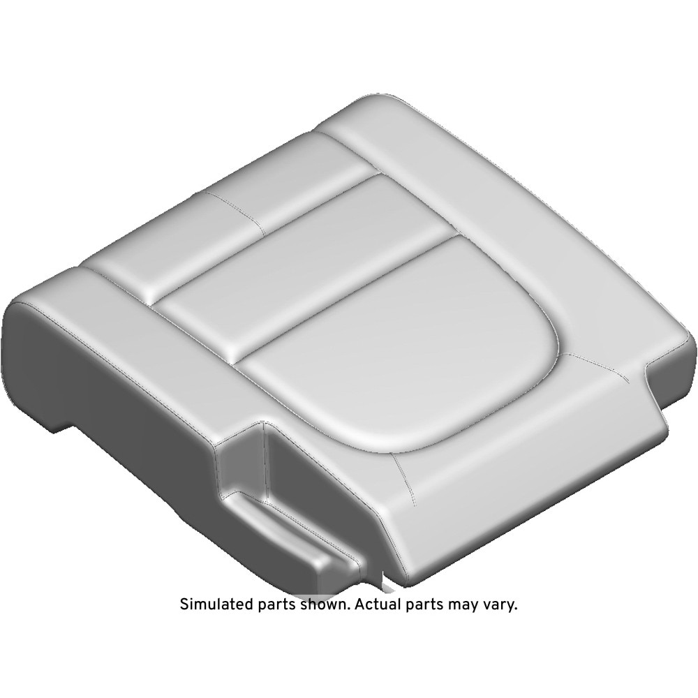 GM Genuine Parts Dark Galvanized Cool 3rd Row Passenger Side Seat Cushion Cover