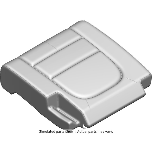 GM Genuine Parts Dark Galvanized Cool 3rd Row Passenger Side Seat Cushion Cover