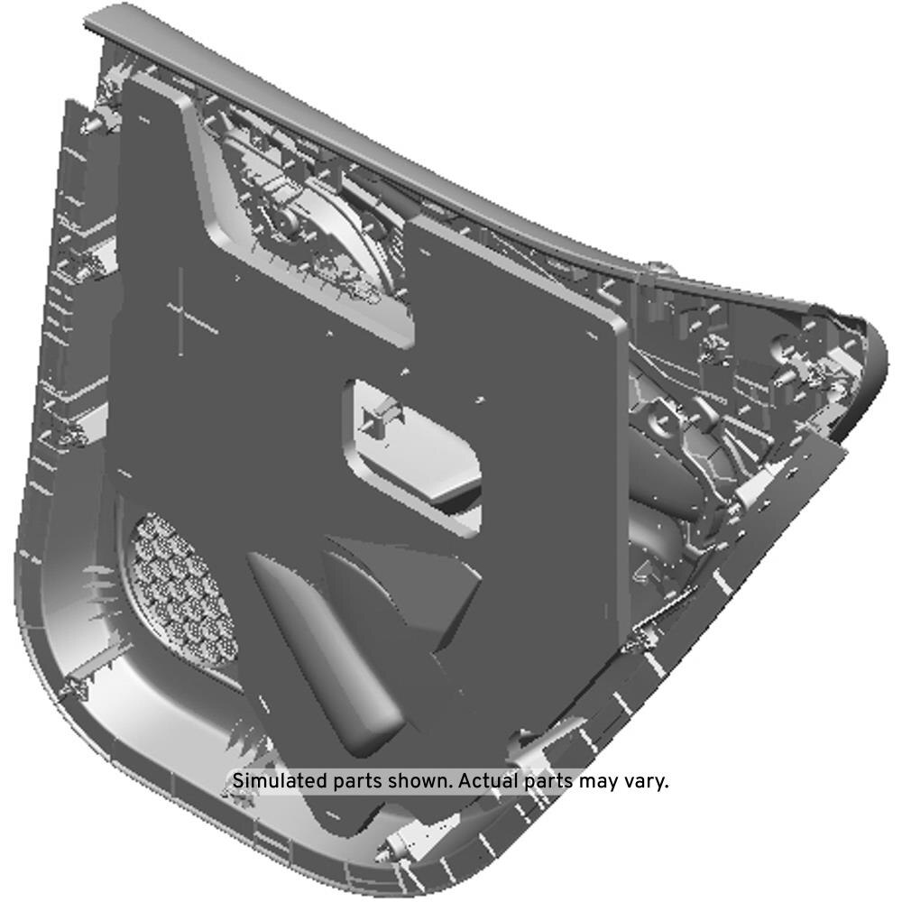 GM Genuine Parts Black Rear Driver Side Door Trim