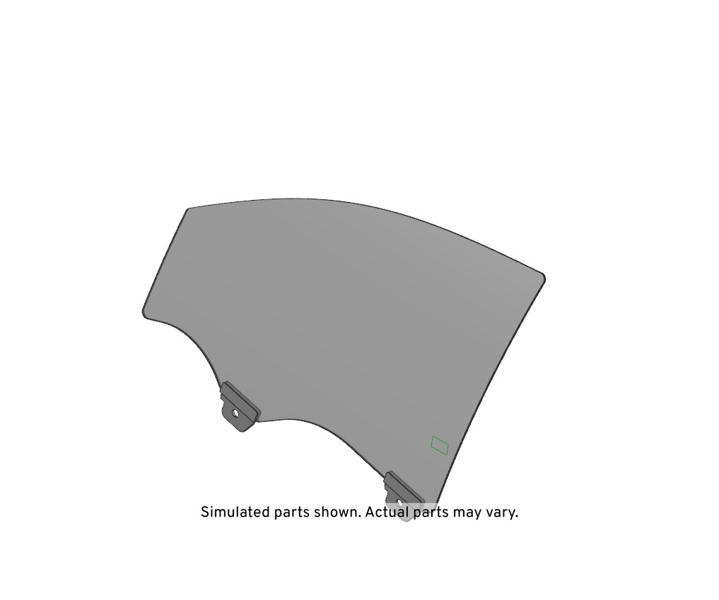GM Genuine Parts Front Driver Side Door Window