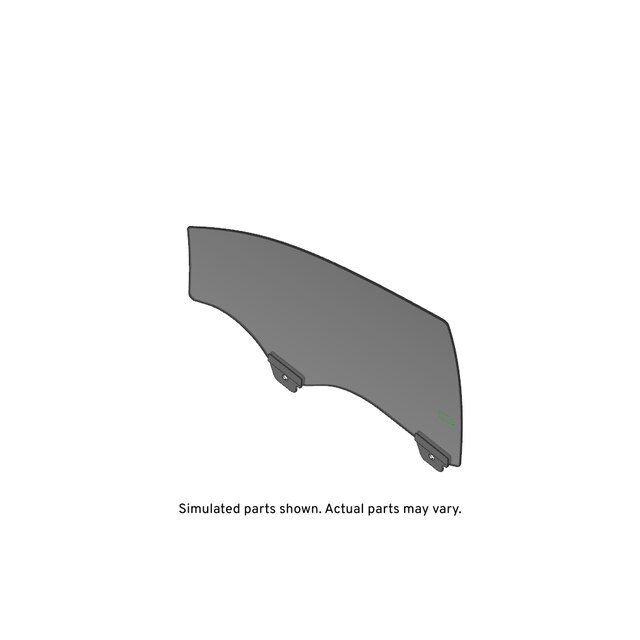 GM Genuine Parts Front Passenger Side Door Window