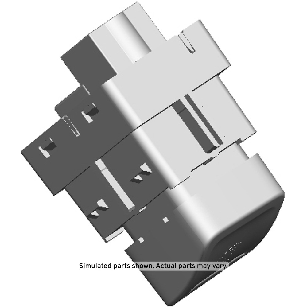 GM Genuine Parts Black Parking Brake Control Switch