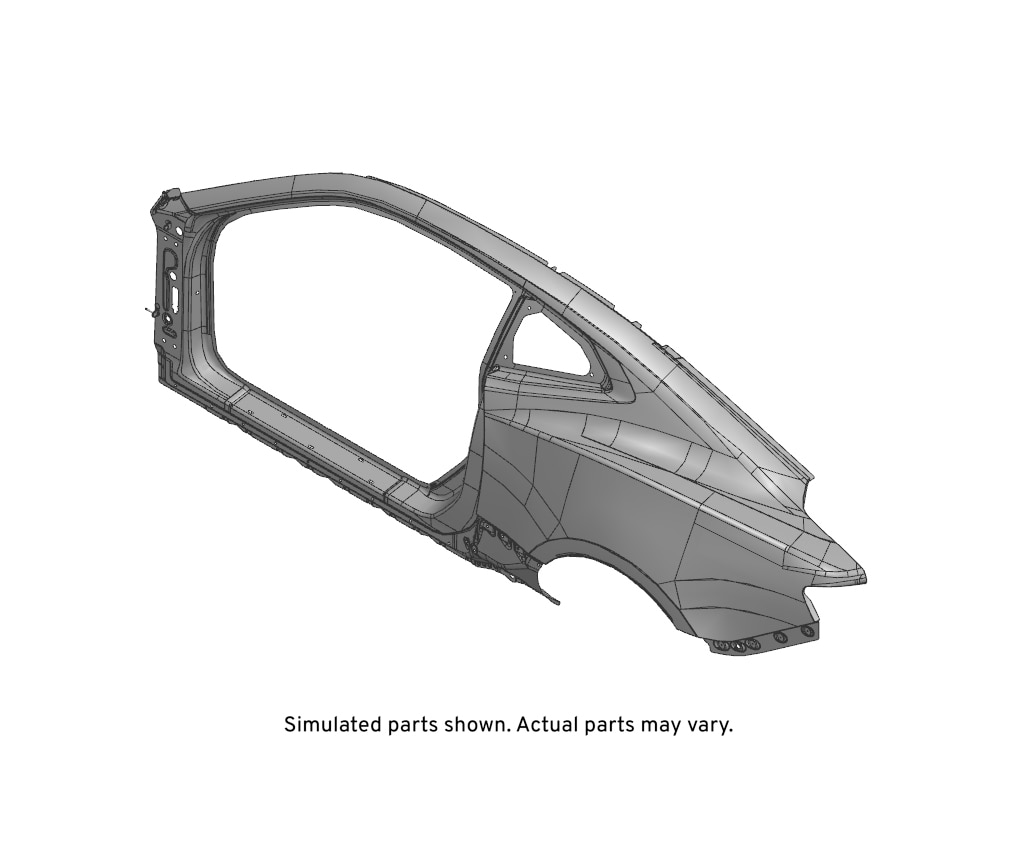 GM Genuine Parts Driver Side Body Side Outer Panel